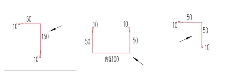 inner/outer strip drawing inner/outer strip drawing